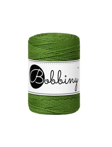 Bobbiny 3 Ply Makramé fonal 1,5 mm - MOSS GREEN