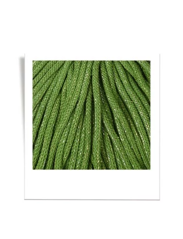 Bobbiny Premium zsinórfonal 5 mm – SHINY MOSS GREEN - 100 m