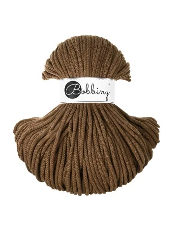 Bobbiny Premium Zsinórfonal - 5 mm - NUT BROWN – 100 m