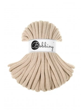 Bobbiny Zsinórfonal Jumbo 9 mm - WARM BEIGE - 10 m