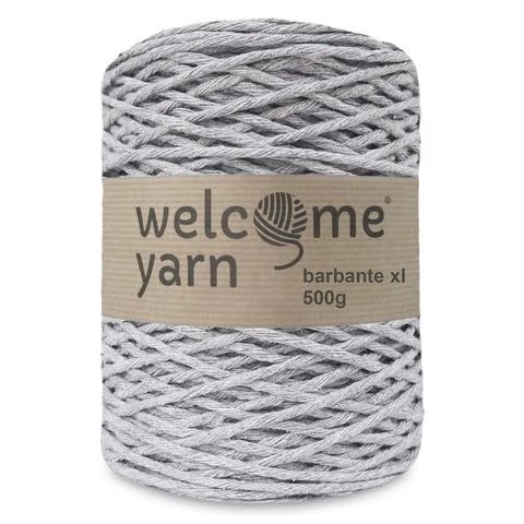 Welcomeyarn Spárgafonal XL 500 g - világos szürke