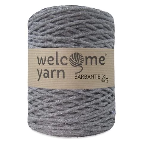 Welcomeyarn Spárgafonal XL 500 g - szürke