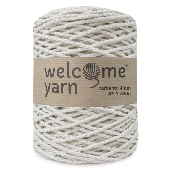 WelcomeYarn spárgafonal XL 3 ply 500 g - natúr