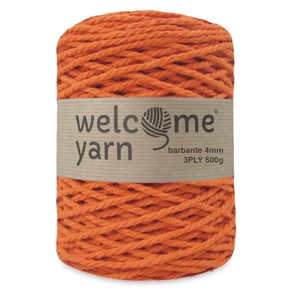 WelcomeYarn spárgafonal XL 3 ply 500 g - narancs