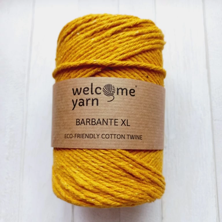 WelcomeYarn Spárgafonal XL 300 g - mustár