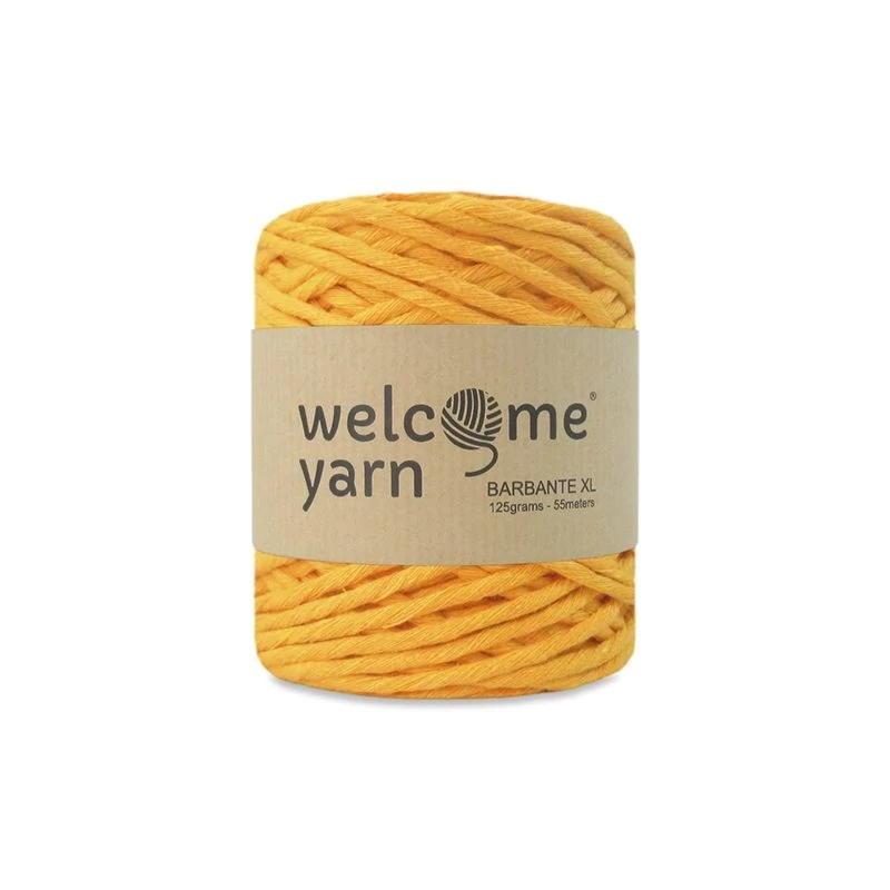 WelcomeYarn Spárgafonal XL 125 g - borostyán