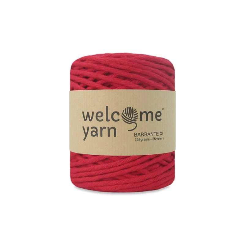 WelcomeYarn Spárgafonal XL 125 g - piros