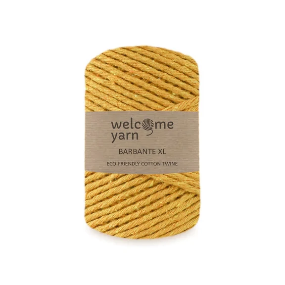 WelcomeYarn Spárgafonal XL 125 g - mustár
