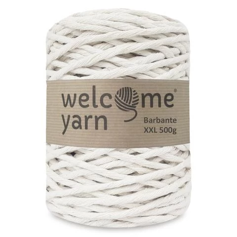 Welcomeyarn Spárgafonal XXL 500 g - 4 mm - natúr