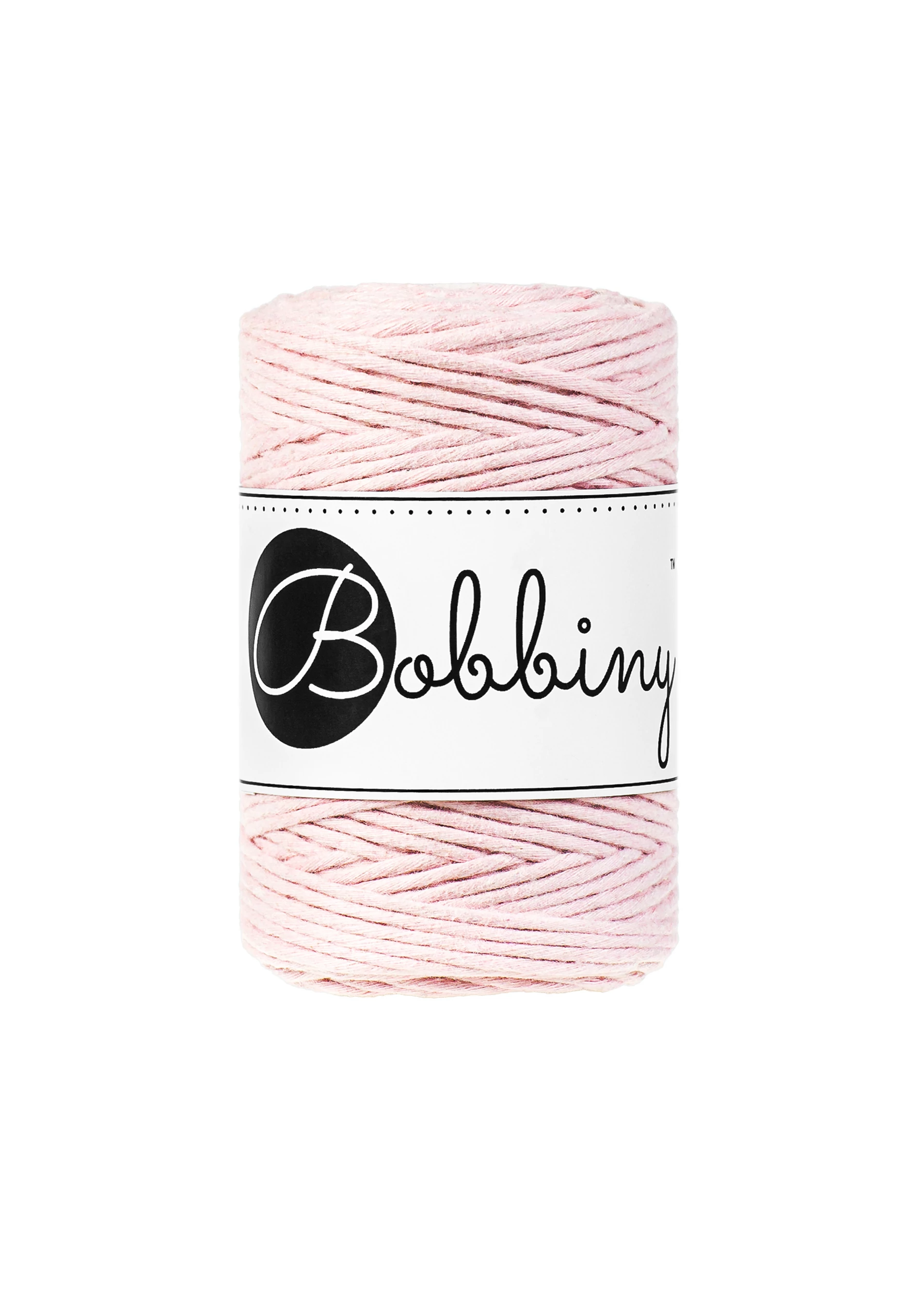 Bobbiny Baby kifésülhető makramé fonal 1,5 mm - Baby Pink