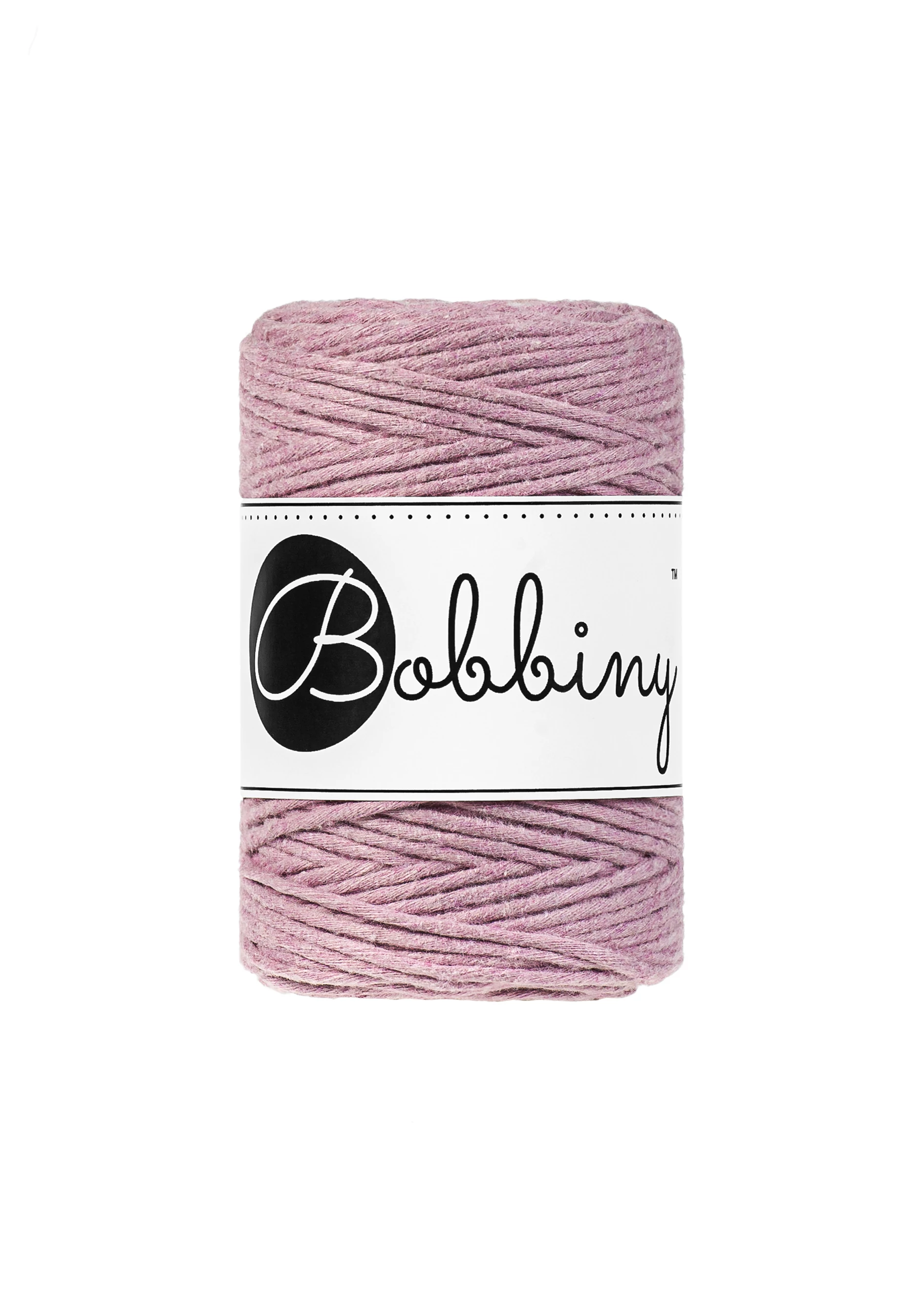 Bobbiny Baby kifésülhető makramé fonal 1,5 mm - Dusty Pink