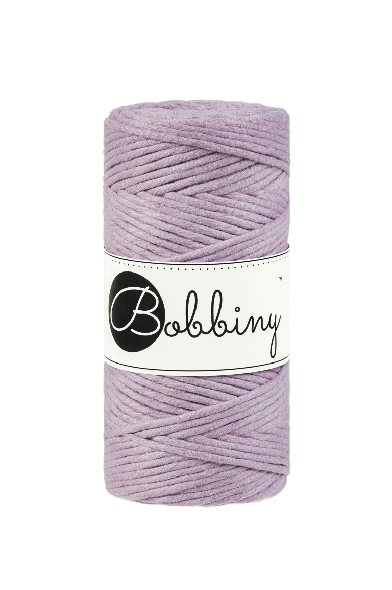 Bobbiny makramé fonal 3 mm - Dusty Pink
