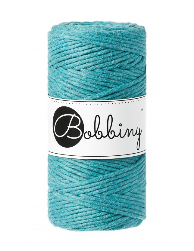 Bobbiny makramé fonal 3 mm - Teal