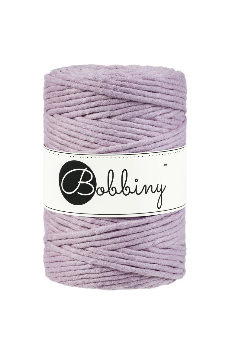 Bobbiny kifésülhető makramé fonal 5 mm - Dusty pink