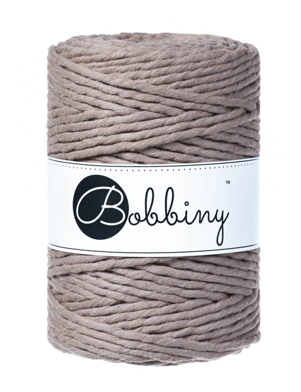 Bobbiny makramé fonal 5 mm - KÁVÉ