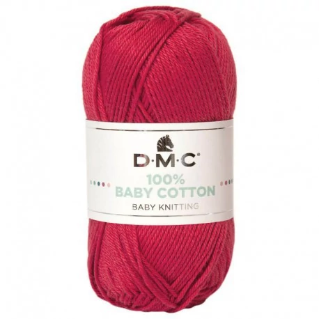 DMC 100% Baby Cotton - piros
