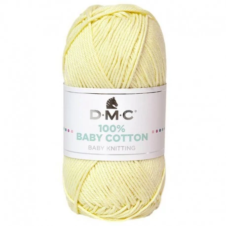 DMC 100% Baby Cotton - pasztel sárga