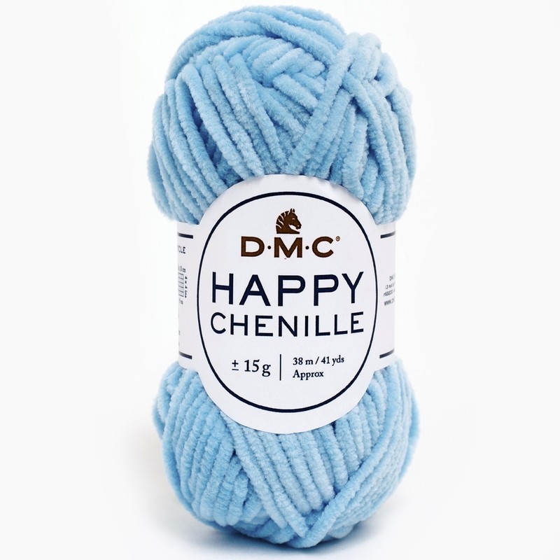 DMC Happy Chenille zseníliafonal 15 g - Bon Bon kék