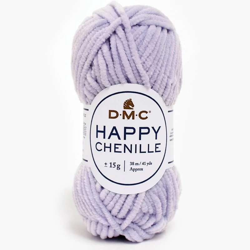 DMC Happy Chenille zseníliafonal 15 g - Fairy Dust levendula