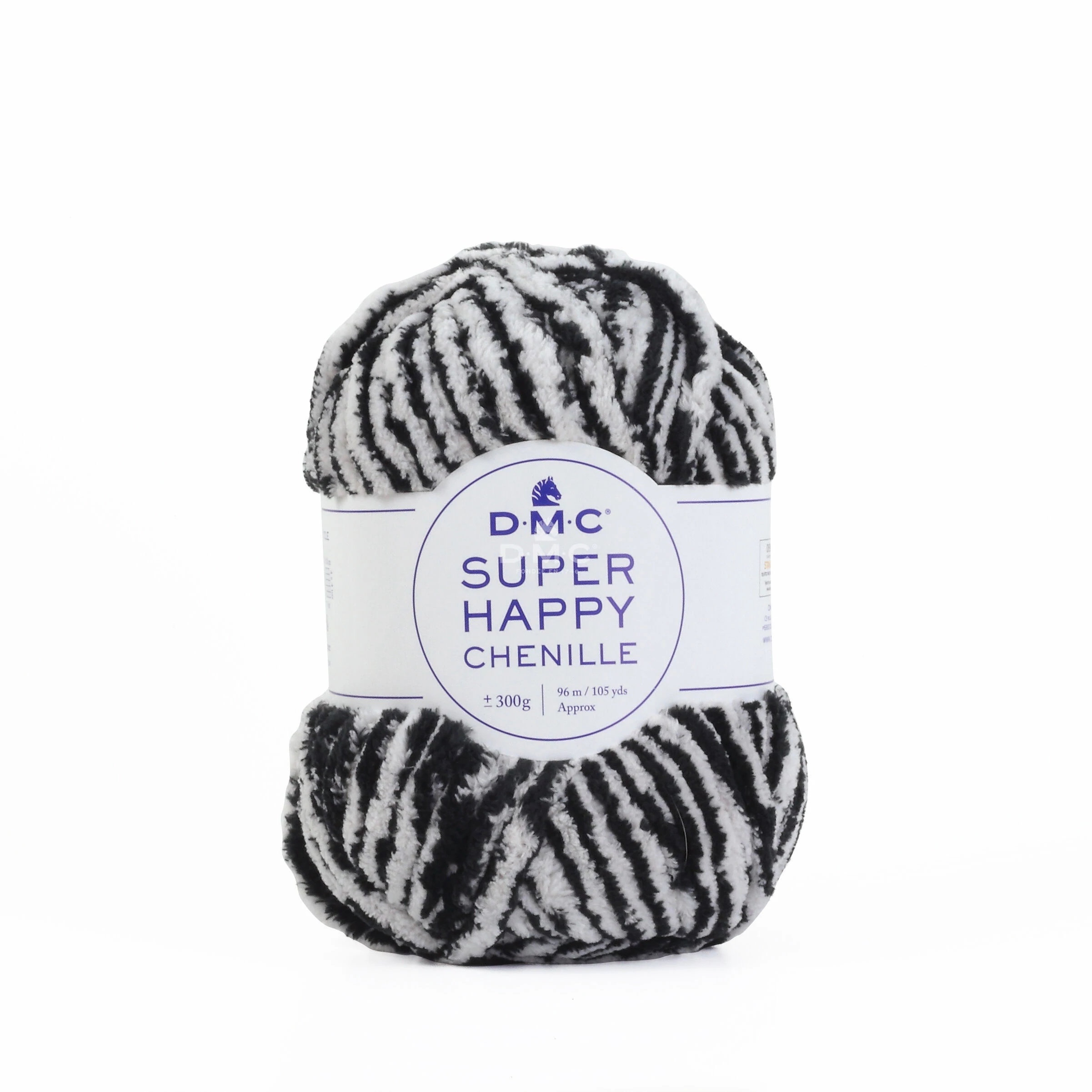 DMC Super Happy Chenille 300 g - zebra