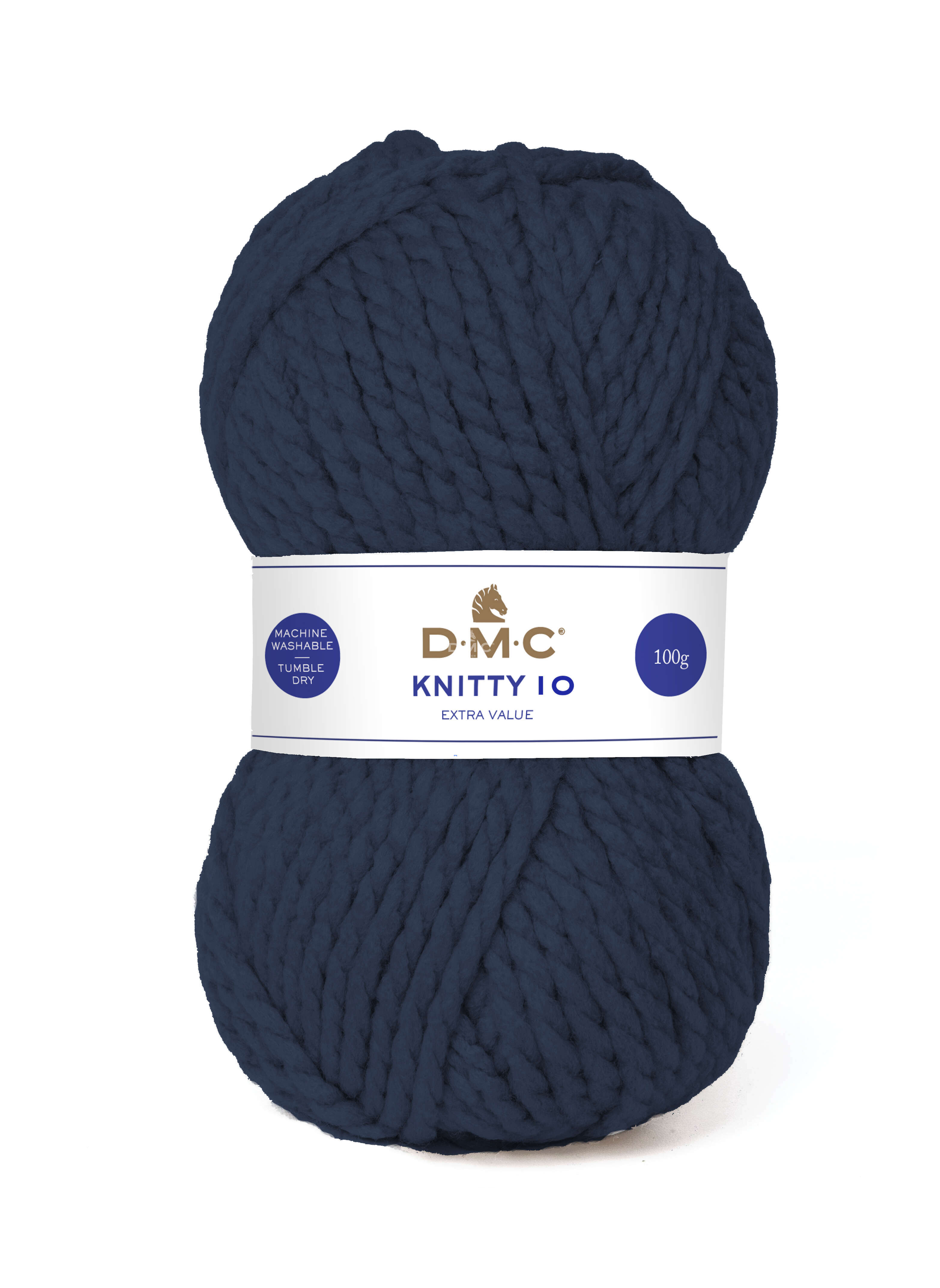 DMC Knitty 10 vastag fonal - tengerészkék 611