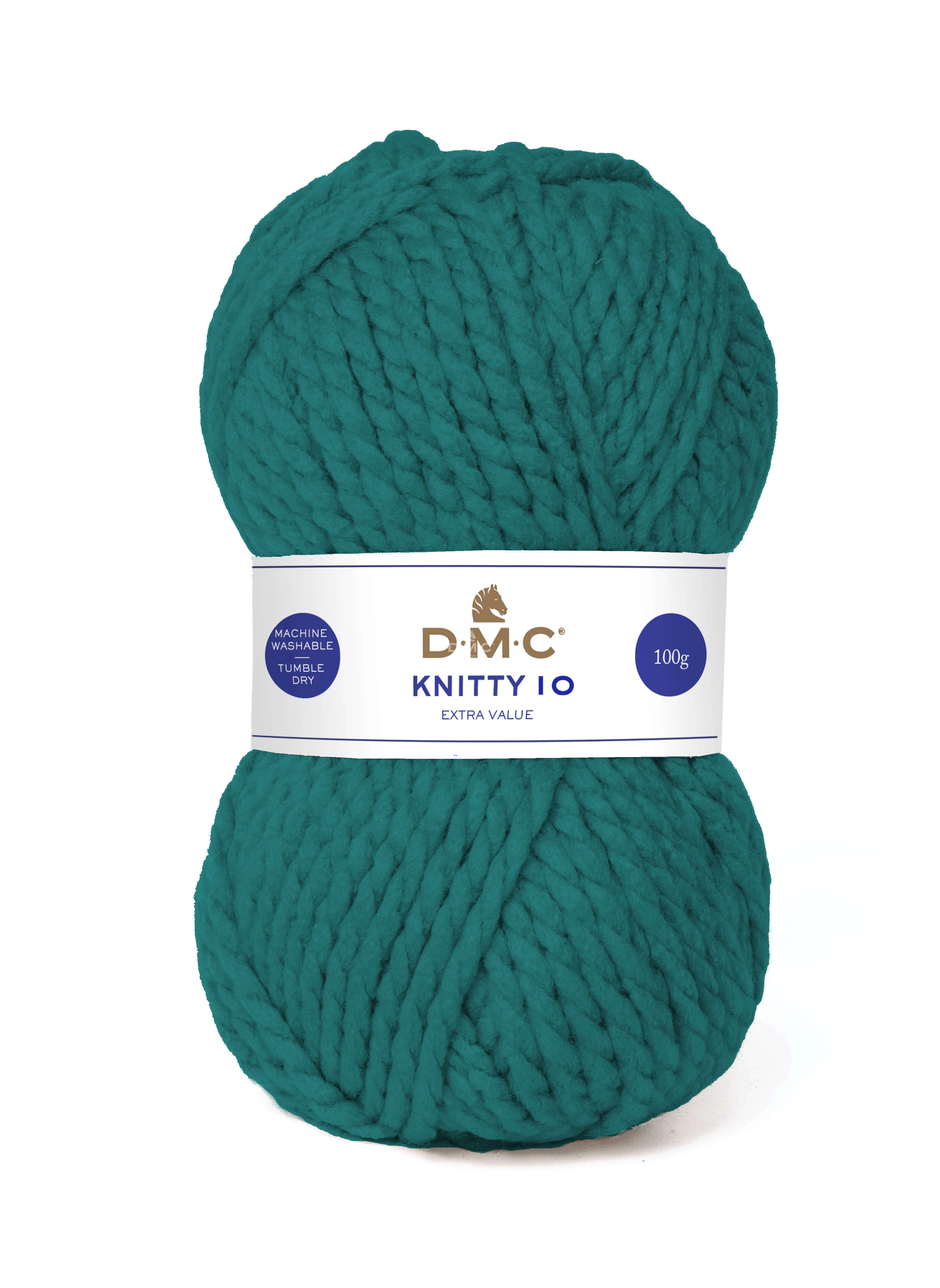 DMC Knitty 10 vastag fonal - smaragd zöld 829