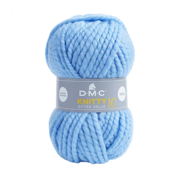 DMC Knitty 10 vastag fonal - Égkék 969