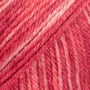 DROPS Fiesta zoknifonal PRINT - 39 - CHERRY JAM