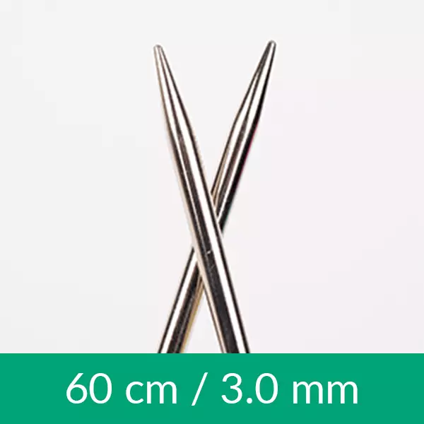 DROPS fém kötőtű – 60 cm – 3,0 mm