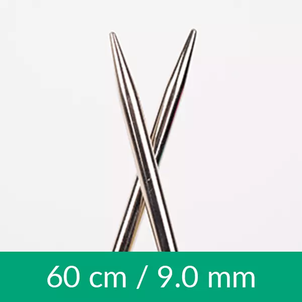 DROPS fém kötőtű – 60 cm – 9,0 mm