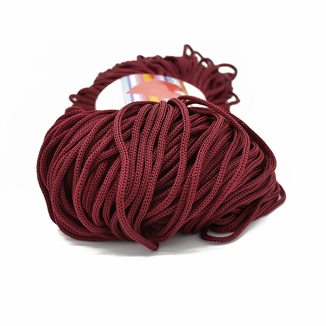 Basic Cord 200 g - WINE RED