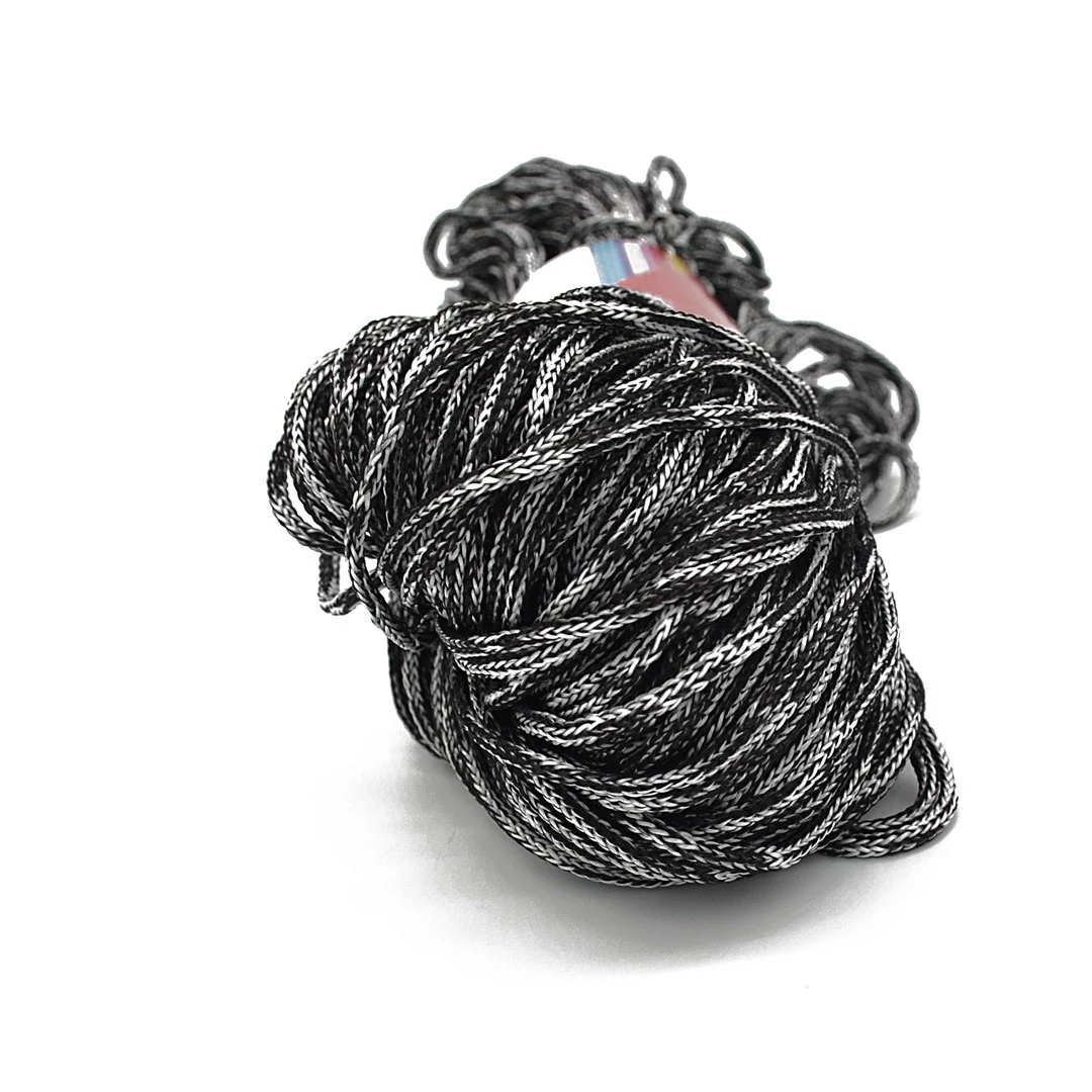 Basic Cord 200 g - multicolor fekete-fehér