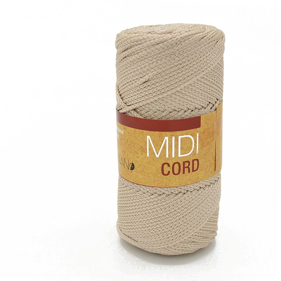 Midi Cord poliészter zsinór - NUDE