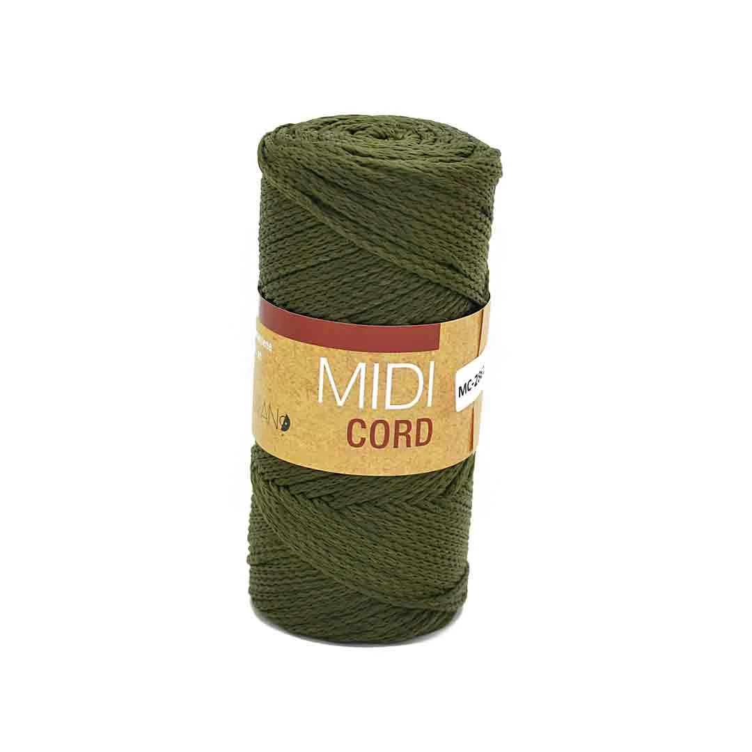 Midi Cord poliészter zsinór - OLIVA