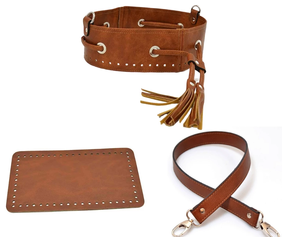 Handibrand Pouch táskaszett (3 db-os) - horgolható, varrható - Tabac