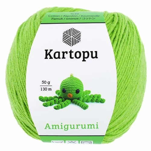 Kartopu Amigurumi - fűzöld