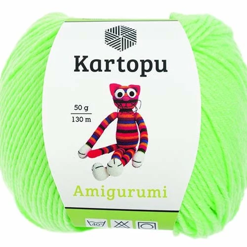 Kartopu Amigurumi - halvány zöld