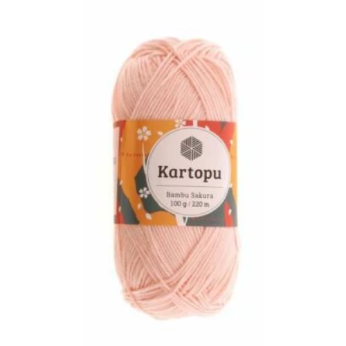 Kartopu Bambu Sakura bambusz-akril gyerekfonal - púder