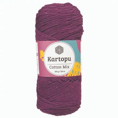 Kartopu Cotton mix cekkerfonal - Bordó