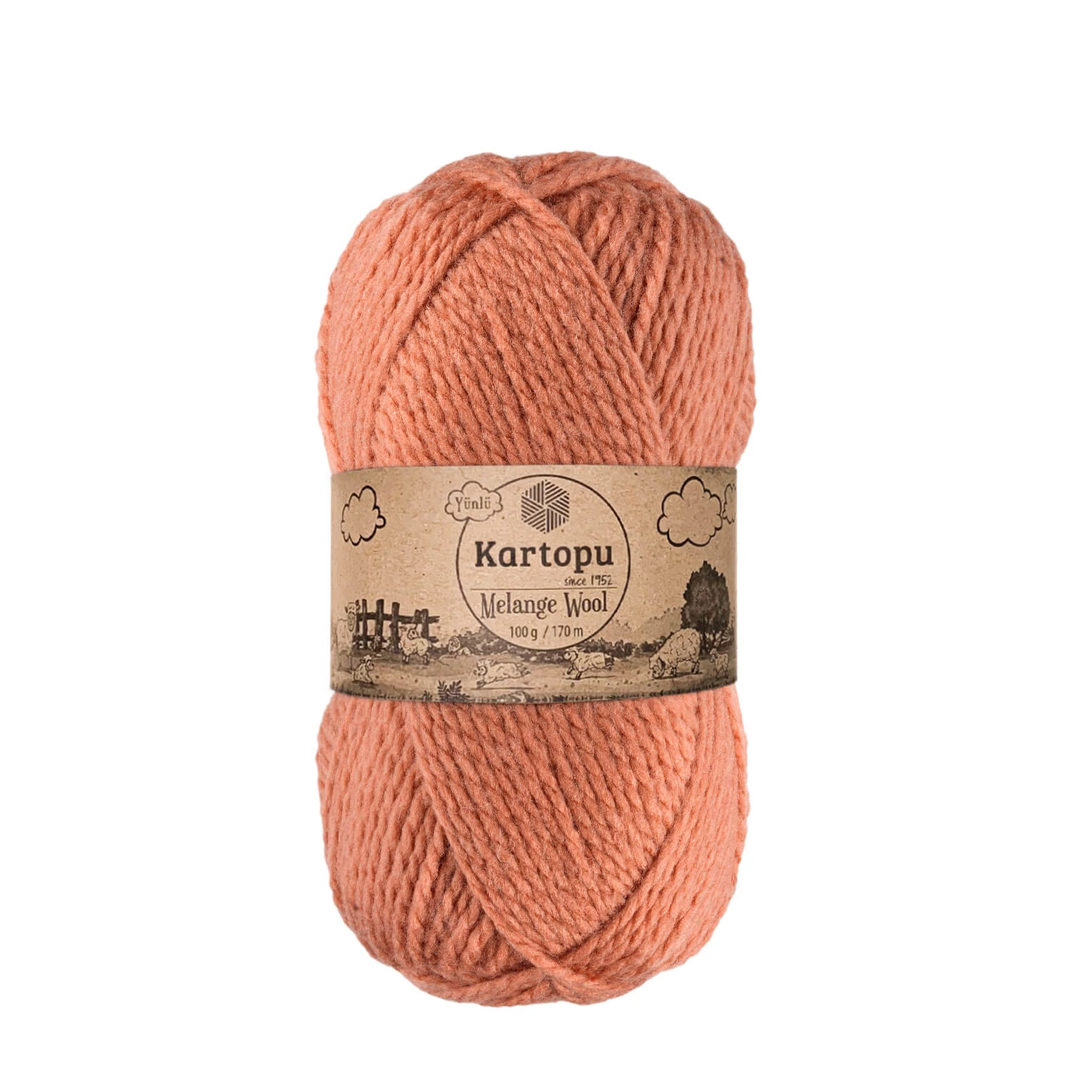 Kartopu Melange Wool - lazac