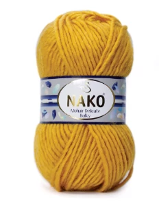 Nako Mohair Delicate Bulky - Mustár