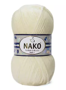 Nako Mohair Delicate Bulky - Krém