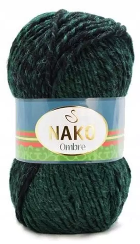 Nako Ombre - 20302 zöld-fekete