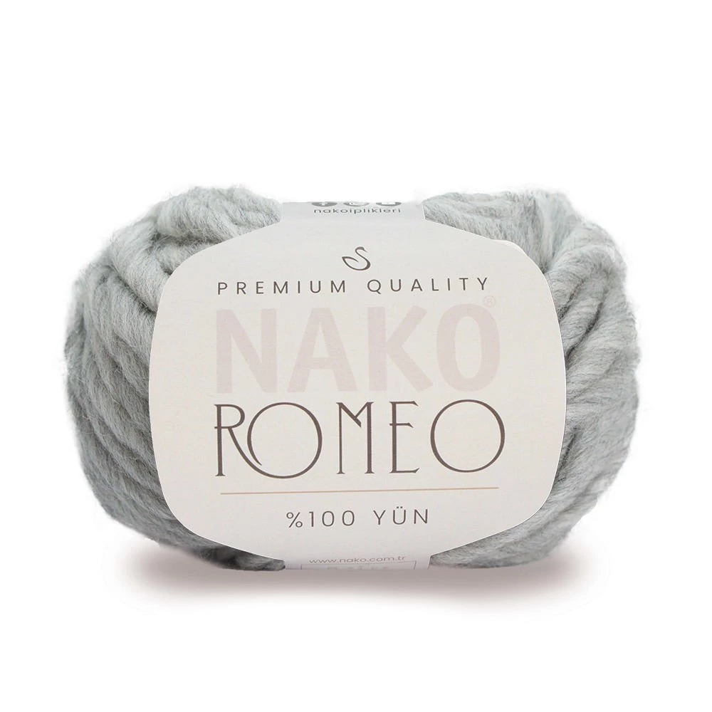 Nako Romeo 100% gyapjú chunky fonal – 2264 – Szürke