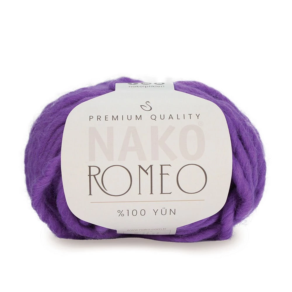 Nako Romeo 100% gyapjú chunky fonal – 6656 – Violet