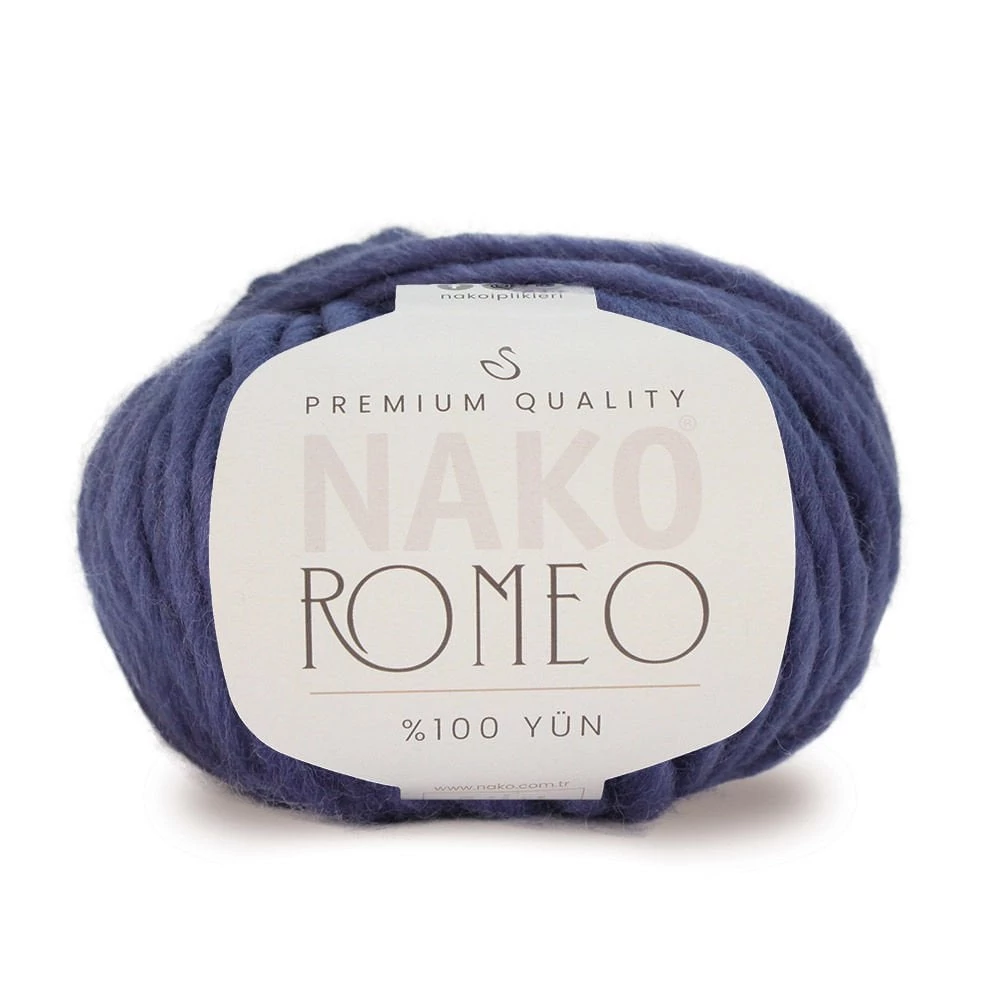 Nako Romeo 100% gyapjú chunky fonal – 12073 – Ultramarine