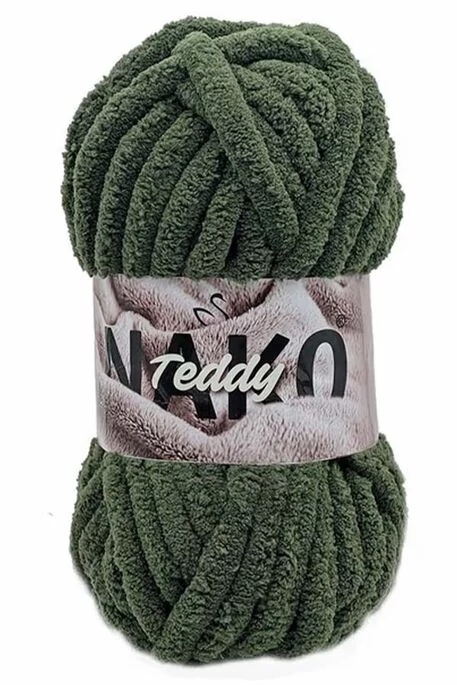 Nako Teddy vastag zseníliafonal - 13945 - Mohazöld