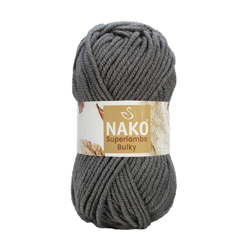 Nako Superlambs Bulky – 11457 – SÖTÉTSZÜRKE