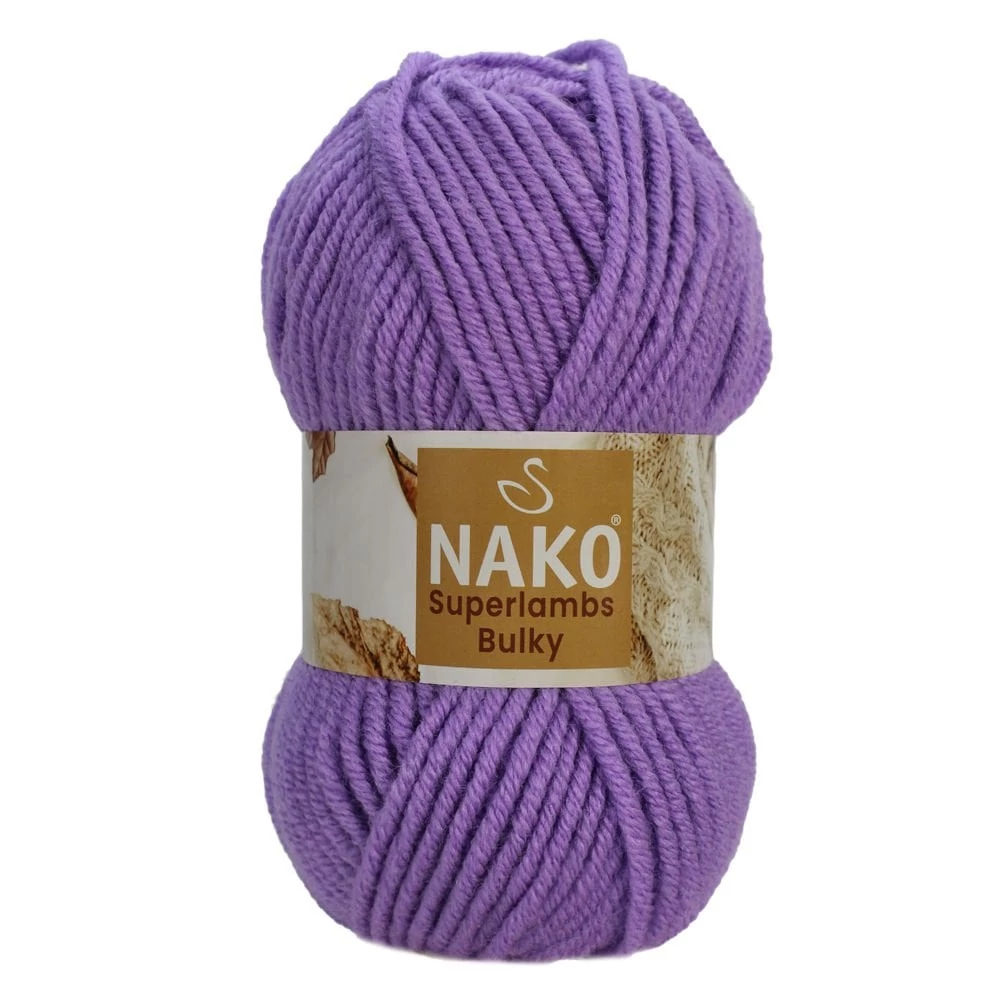 Nako Superlambs Bulky – 867 – LILA