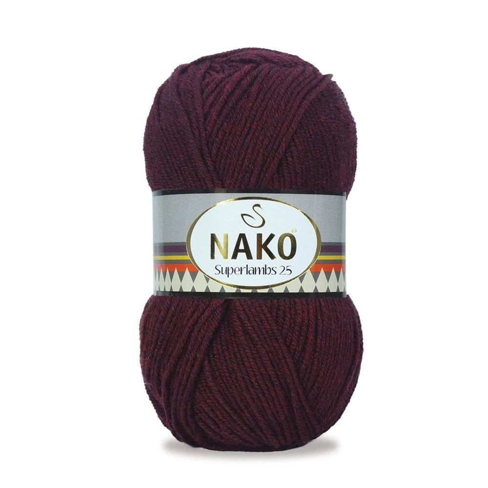 Nako Superlambs 25 – 1402 – Bordó